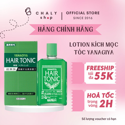 Lotion Hair Tonic Yanagiya chống rụng tóc 240ml Nhật Bản