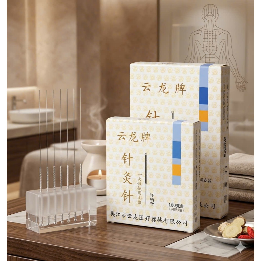 Kim Châm Cứu VÂN LONG vô trùng dạng vỉ- Hộp 100 kim- đầy đủ kích thước