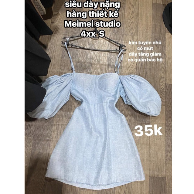 Váy meimei studio bling trễ vai