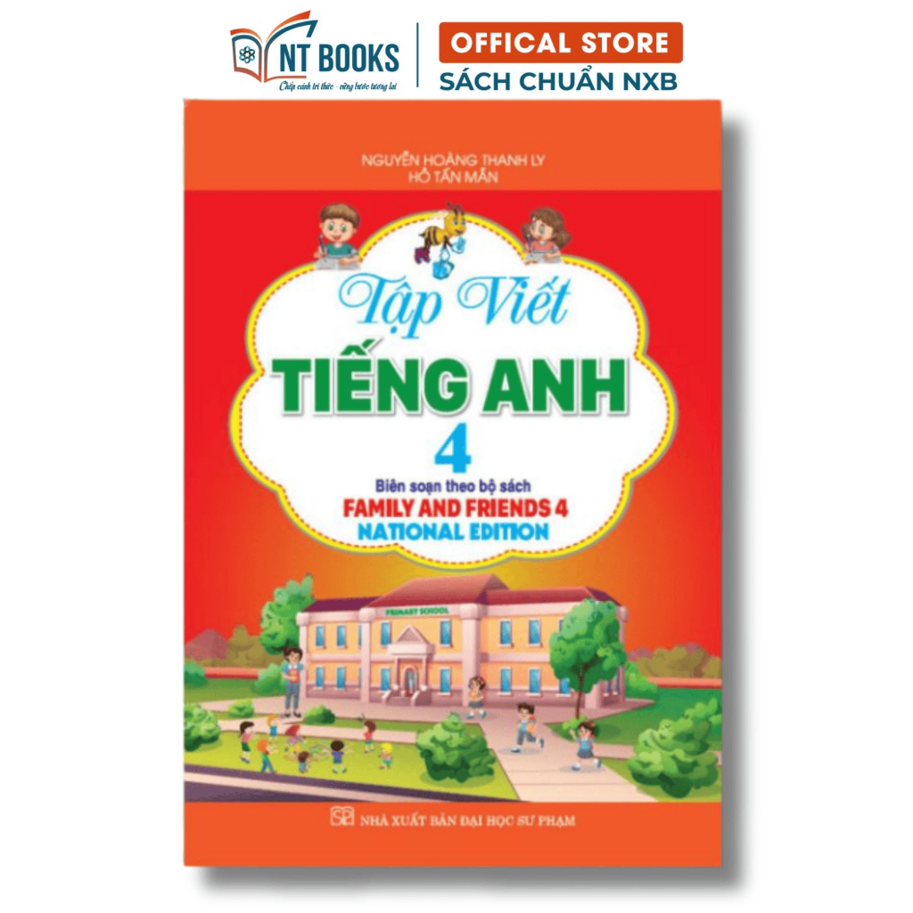 Sách Tập Viết Tiếng Anh 4 - Biên soạn theo bộ sách Family and Friends 4 nation edition - HA