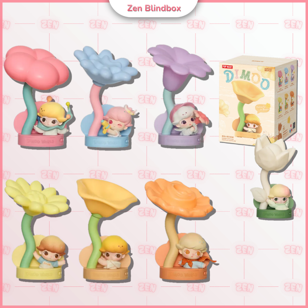 [CHÍNH HÃNG] Blindbox Dimoo Moment In Bloom Sensor Mô Hình Dimoo Đèn Ngủ