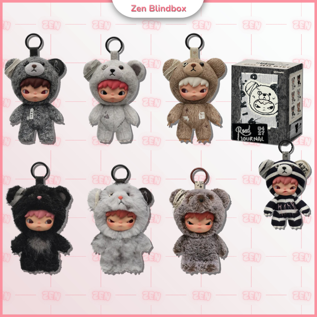 [CHÍNH HÃNG] Blindbox Hirono Road of Journal Móc Khóa Gấu Bông Hirono