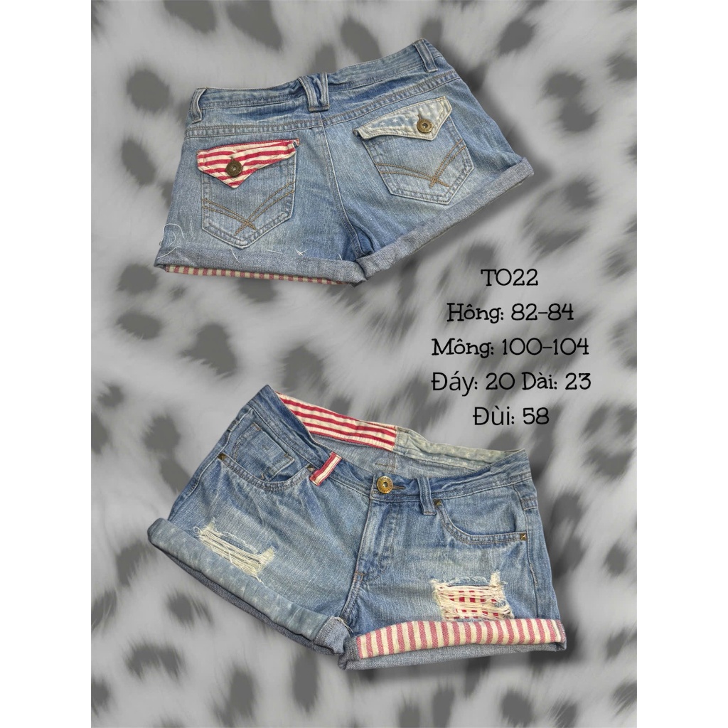 (CẬP NHẬT 24/6) QUẦN SHORT TÚI HỘP 2HAND STYLE Y2K