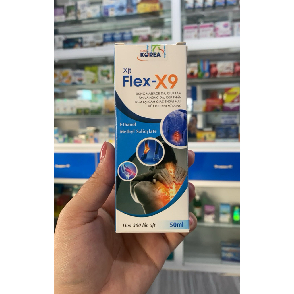 Xịt cơ xương khớp Flex-X9 lọ 50ml