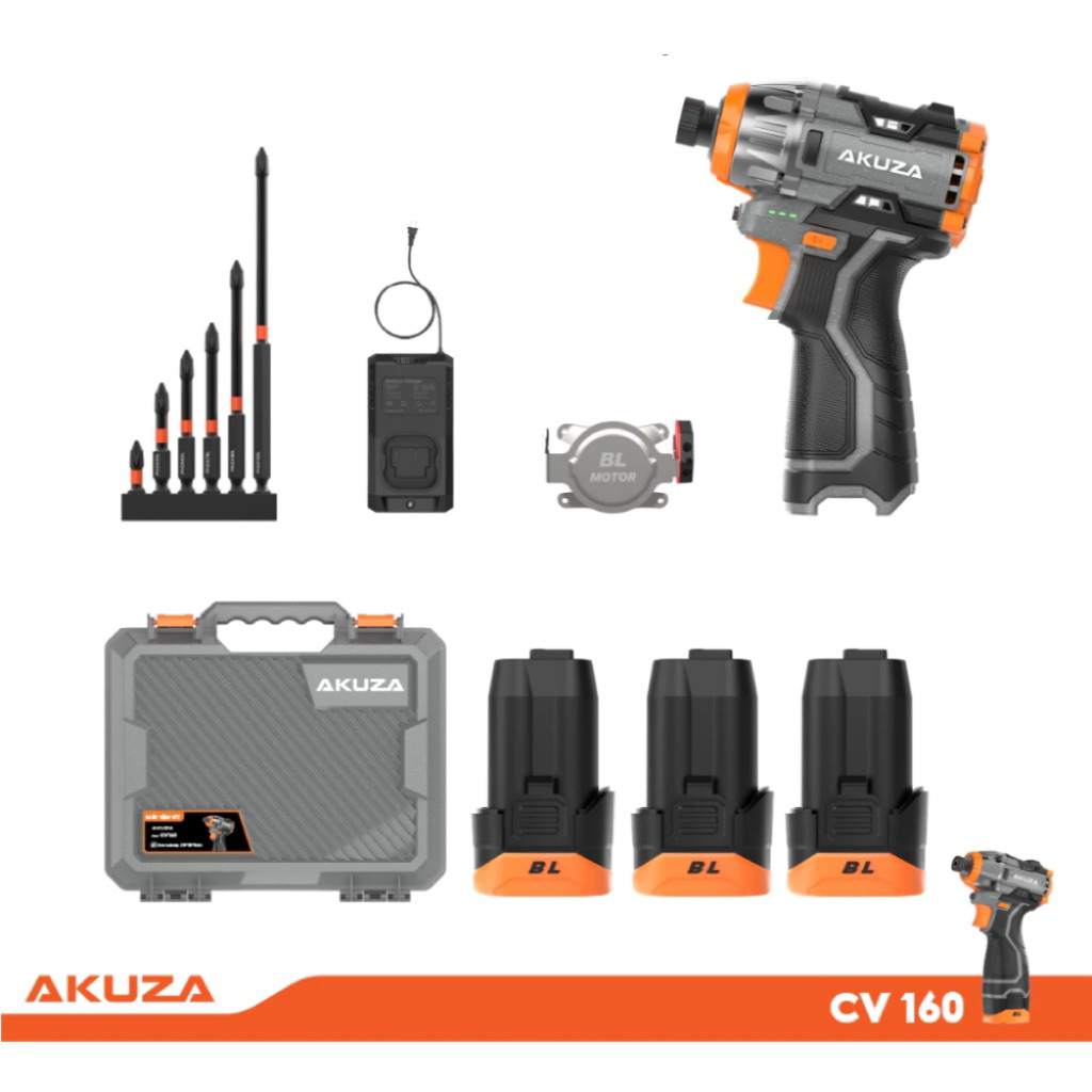 Bộ chuyên vít 16V CV160 AKUZA