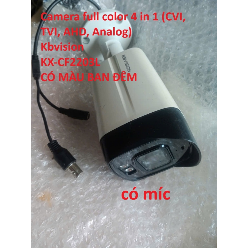Camera ANALOG , XÀI ĐẦU GHI TVI KBVISION KX-AD2111C-A, 1080P, Hồng ngoại