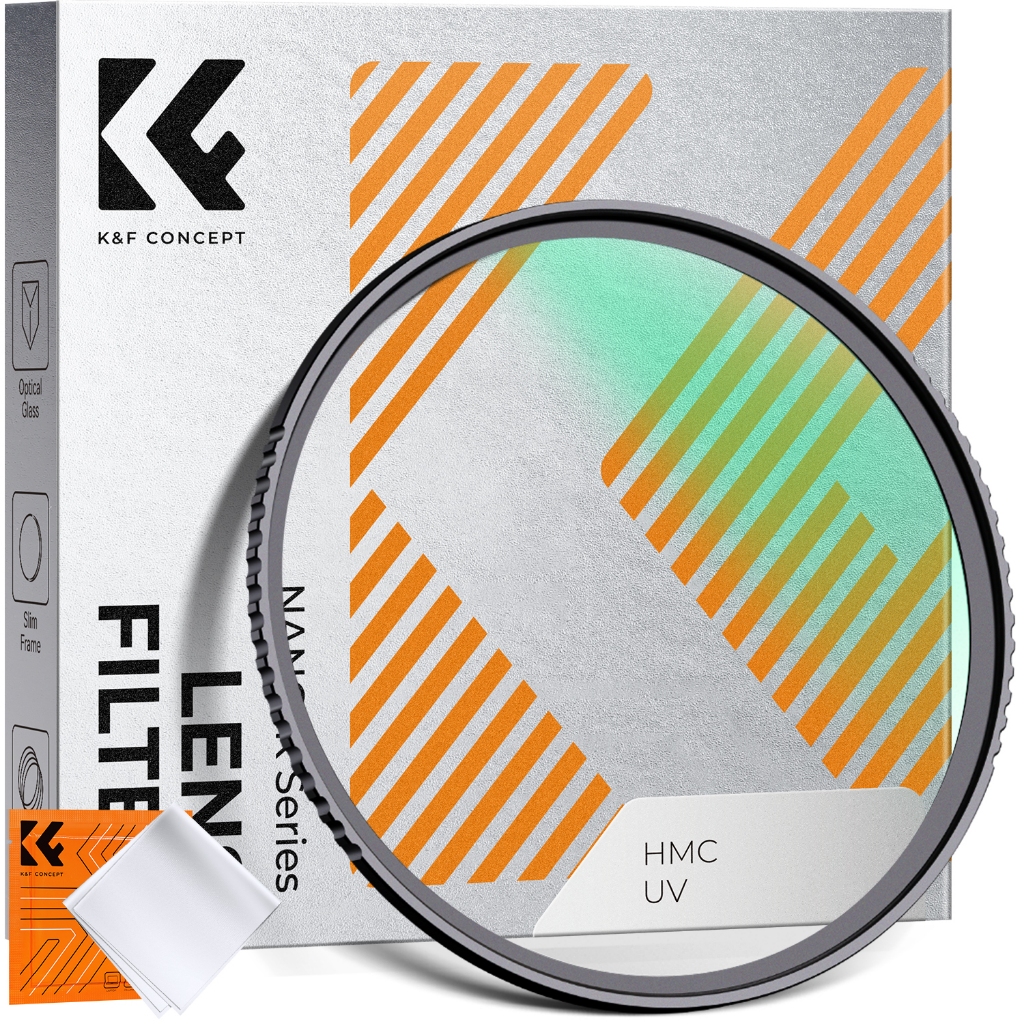 K&F CONCEPT NANO-K uv filter Bộ lọc MCUV phủ nano, thấu kính bảo vệ siêu mỏng 18 lớp