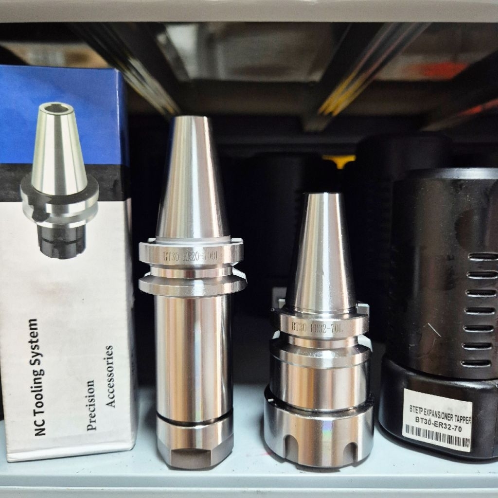 Bầu Kẹp BT30 ER16/20/25/32 – Độ Đảo 0.005mm | Tặng Kèm Đuôi Chuột BT30 - 45/90 độ