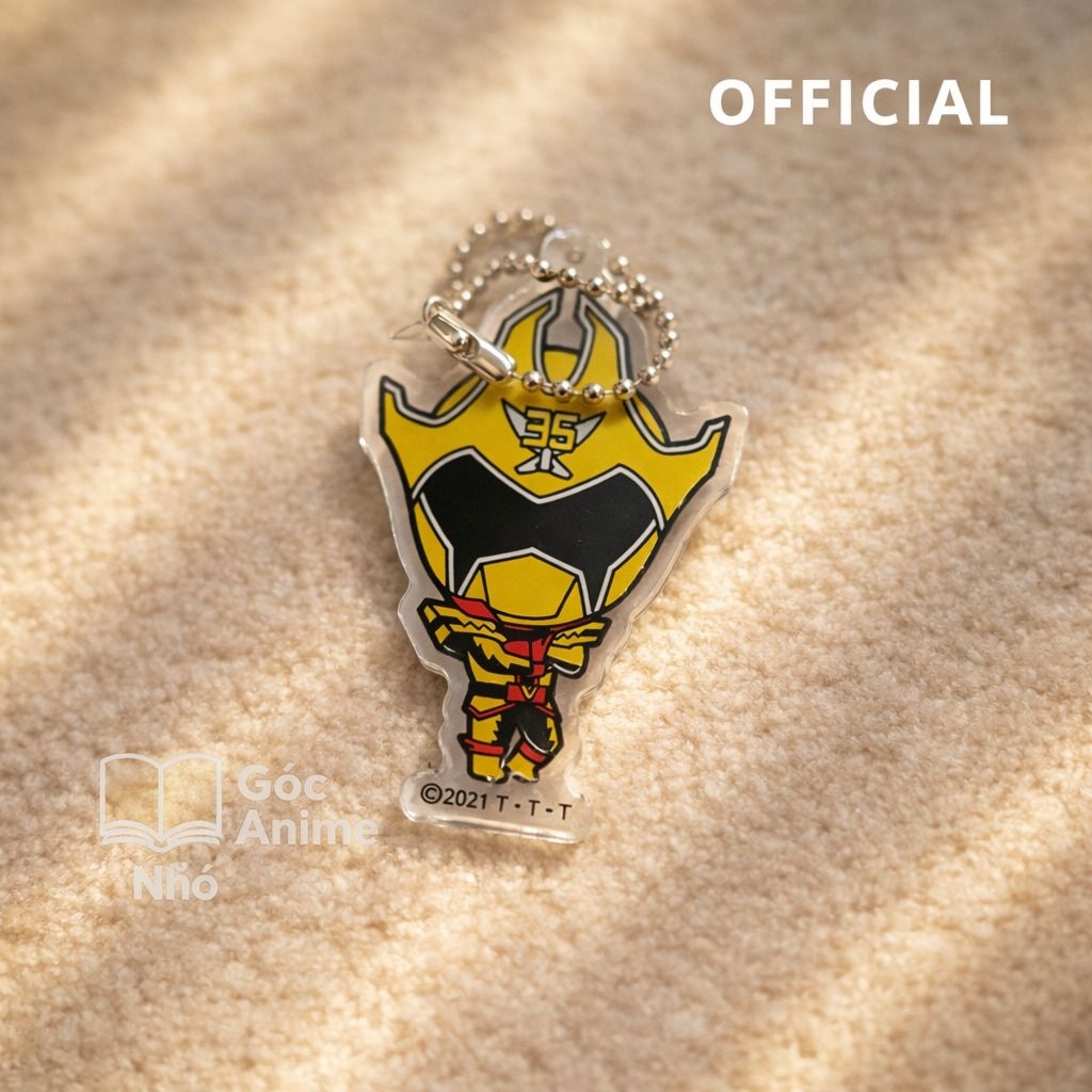 Móc khoá Gokai Yellow phim Kaizoku Sentai Gokaiger