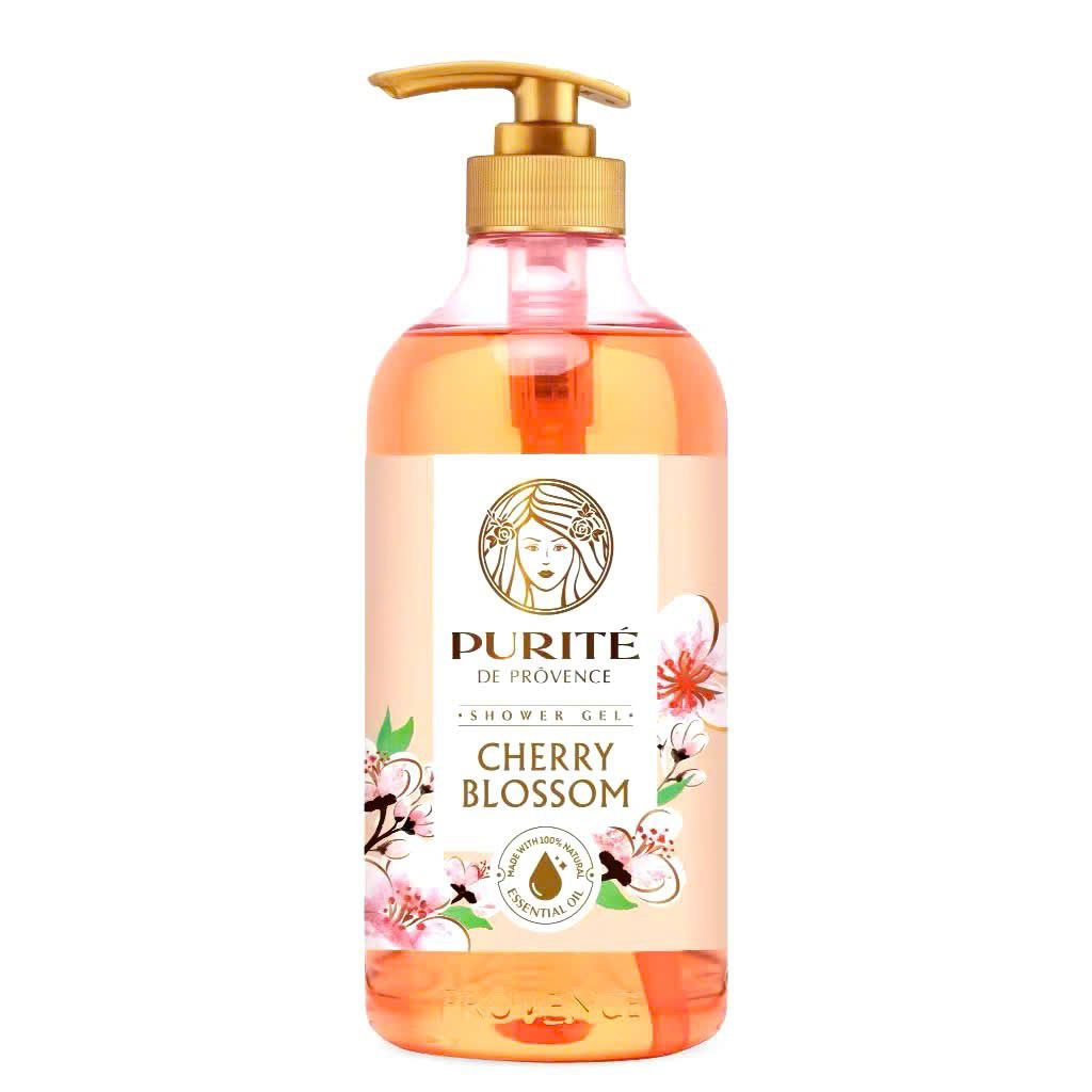 Sữa tắm Purite hương Anh Đào 850ml