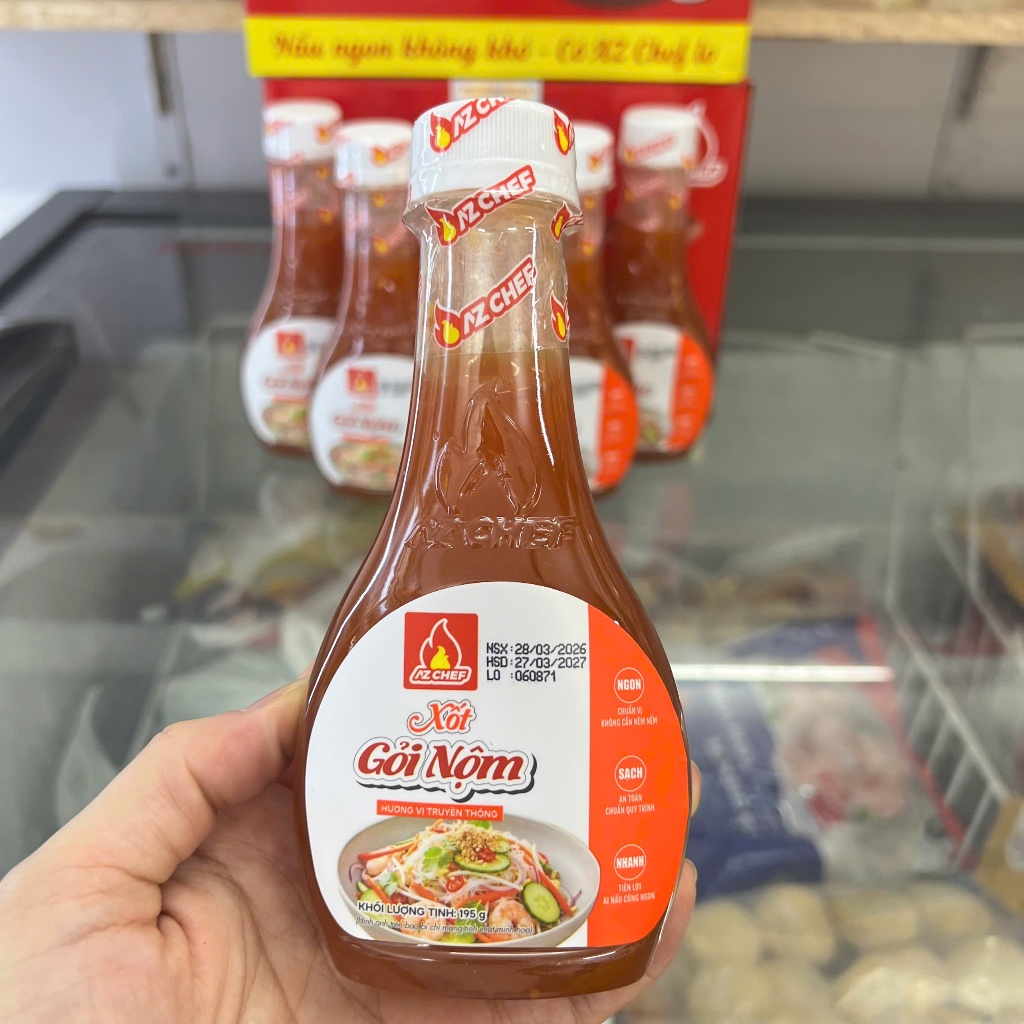 Xốt Trộn Gỏi Nộm AZ CHEF 195g – Chua Ngọt Đậm Vị, Trộn Là Ngon