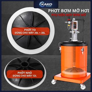 Phớt bơm mỡ hơi cao cấp, đế hút bơm mỡ khí nén 12L 20L 30L , phụ kiện máy bơm mỡ hơi, kako store