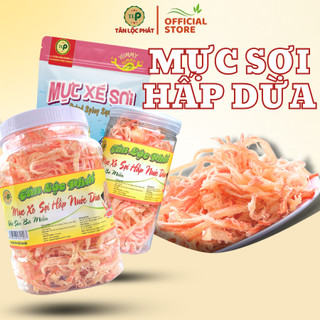 Mực Sợi Hấp Nước Dừa TLP Shop –  Đồ Ăn Vặt Thịt Sấy Khô Dai Mềm, Ngọt Thanh, Ăn Vặt Cao Cấp
