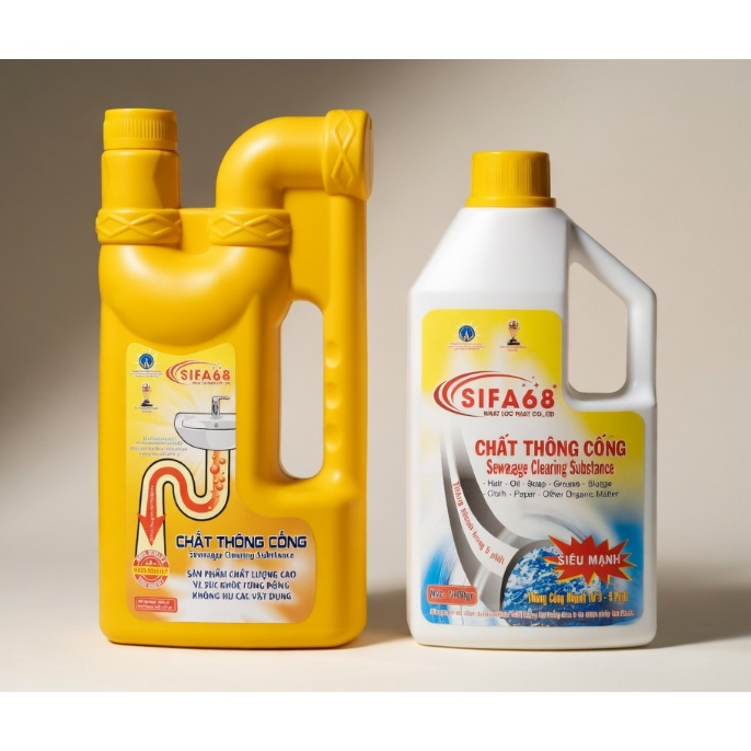Chất thông cống sifa 1,6kg siêu mạnh từ 3-5 phút