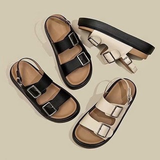 Dép Sandal đế cao quai chéo cao cấp, xăng đan thời trang nữ