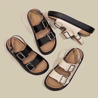 Dép Sandal đế cao quai chéo cao cấp, xăng đan thời trang nữ