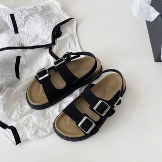 Dép Sandal đế cao quai chéo cao cấp, xăng đan thời trang nữ