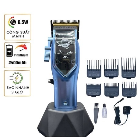 MRD Tông đơ cắt tóc MRD 3969v model mới có dock sạc lưỡi đơn