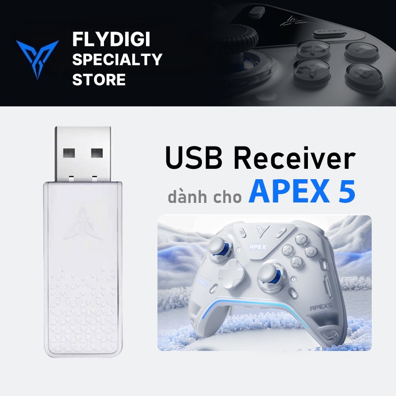 [Chính Hãng] Flydigi USB Receiver dành cho tay cầm Flydigi APEX 5 / WUCHENG / EVA | USB bắt tín hiệu