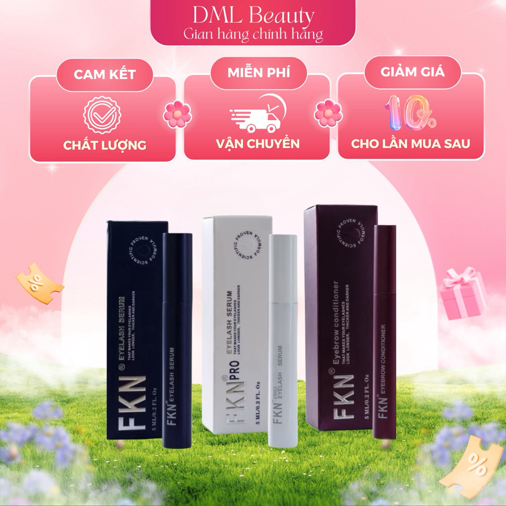 Dưỡng Mi Dưỡng Mày FKN Giúp Mi Dài, Dày Cong Vút Sau Một Liệu Trình