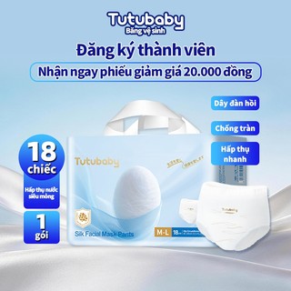 [Che tên SP]Bäng ve sinh dang quàn Tutubaby 18 miêng,Sièu mòng thám húttót, chóng tràn hièu quà
