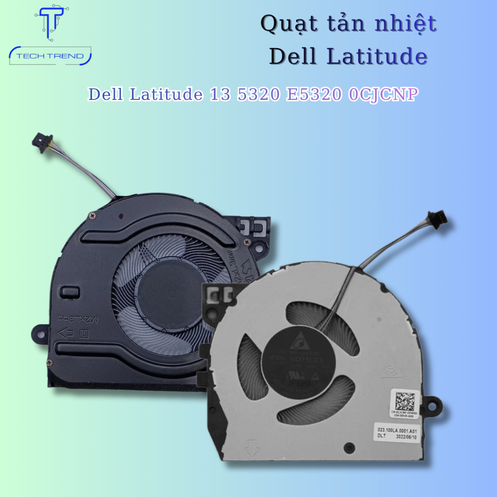 Thay Quạt tản nhiệt - Fan CPU laptop Dell Latitude 13 5320 E5320 0CJCNP