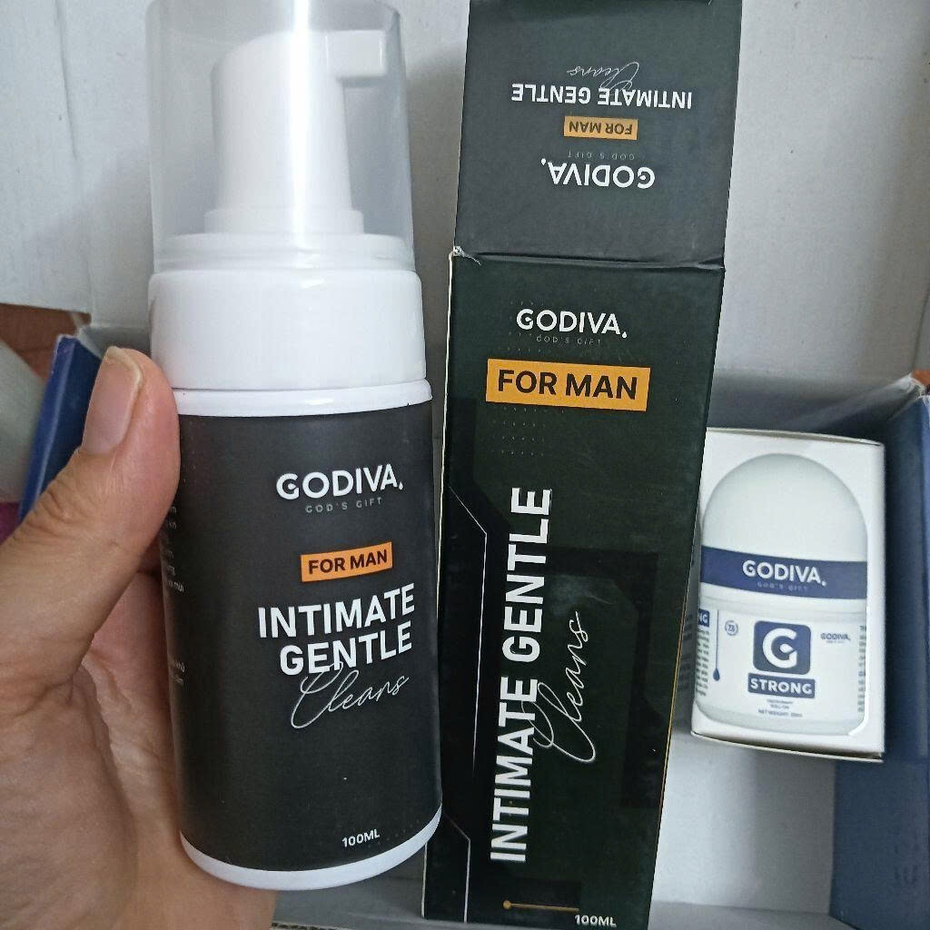 Bọt Vệ Sinh Nam Godiva Intimate Gentle Cleans.