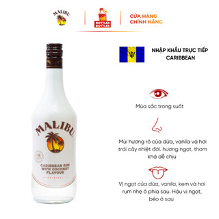 [CHÍNH HÃNG] Rượu Mùi Dừa Malibu - 700ML - 21%