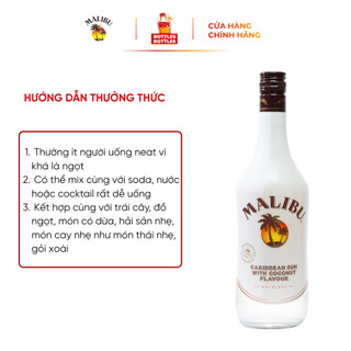 [CHÍNH HÃNG] Rượu Mùi Dừa Malibu - 700ML - 21%