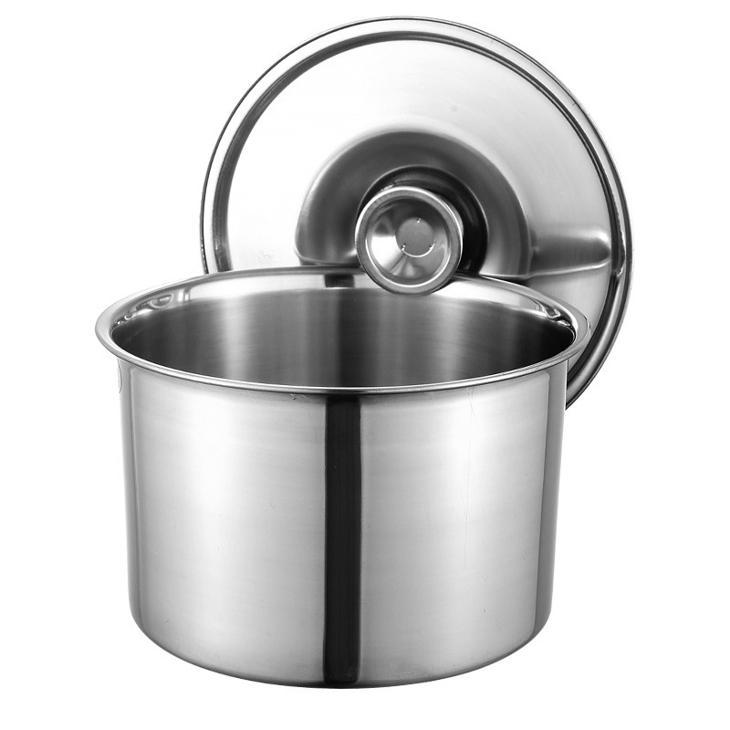 Thố Âu tròn inox304 - âu trộn inox đựng gia vị - thực phẩm có nắp inox 8 Cỡ