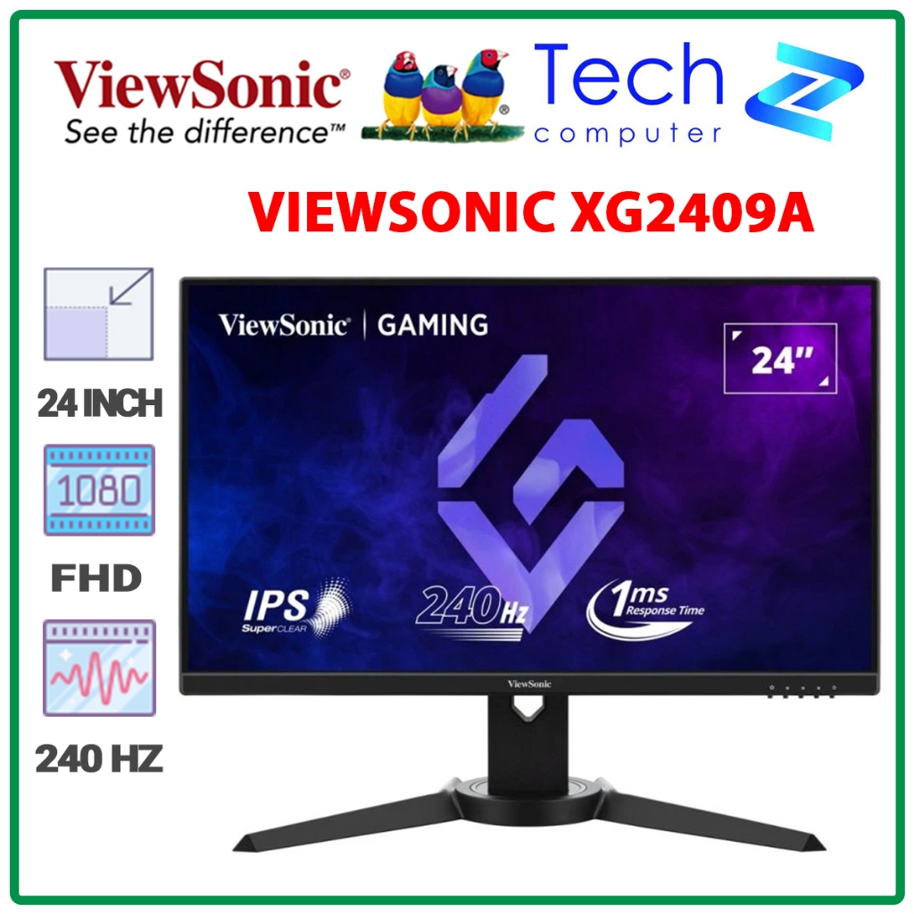 Màn Hình Gaming ViewSonic XG2409A 24 Inch FHD IPS 240Hz 1ms Chính Hãng