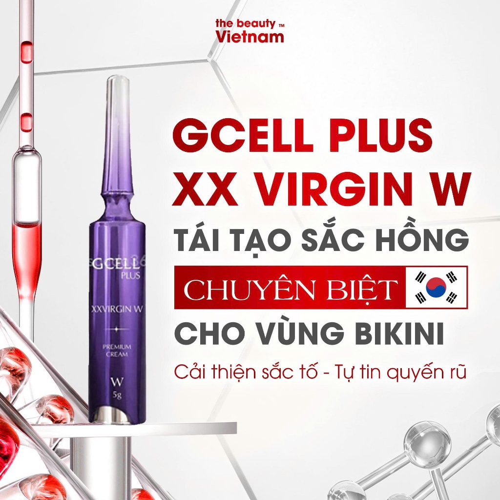 Kem Dưỡng Vùng Kín & Nhũ Hoa Gcell XXVIRGIN Hàn Quốc Làm Hồng Tự Nhiên