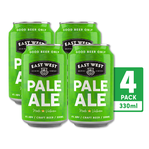 Bia Thủ Công East West Pale Ale Hộp 4 Lon 330ml