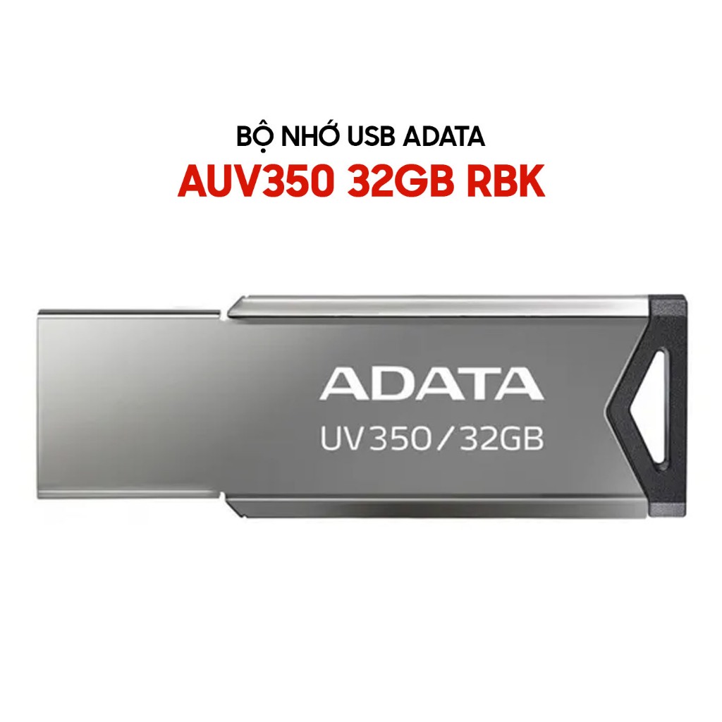 Bộ nhớ USB ADATA AUV350 (32GB/64GB, USB 3.2) và UV210 (32GB/64GB, USB 2.0) – Tốc độ cao