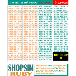 Sim Viettel trả trước đẹp, CHỌN SỐ, sim có sẵn gói cước Tomato, Chưa kích hoạt, SIM CÓ NHIỀU GÓI 4G hấp dẫn.