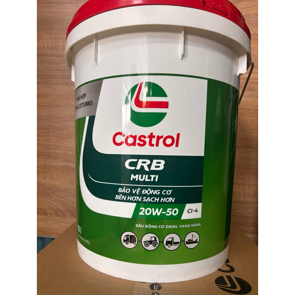 Dầu nhớt castrol CRB Mutil 20w50 18lit