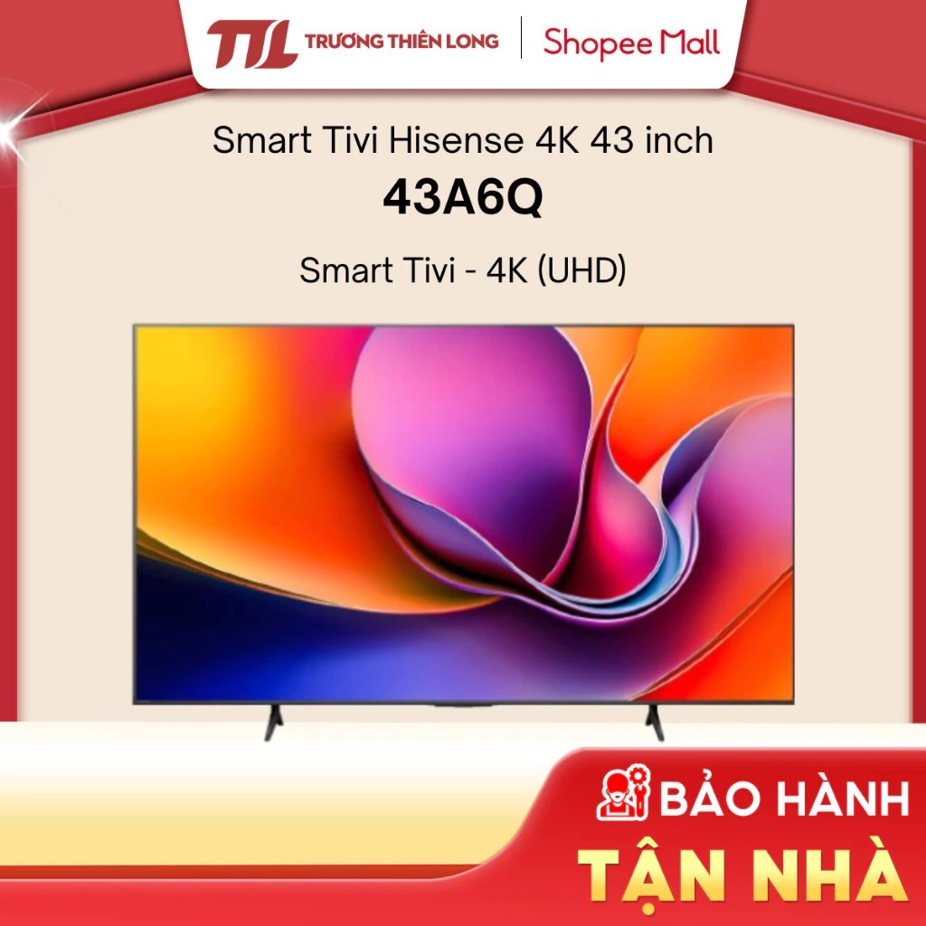 43A6Q | 50A6Q | 55A6Q | 58A6Q | 65A6Q - Smart Tivi Hisense 4K [FREESHIP HCM]