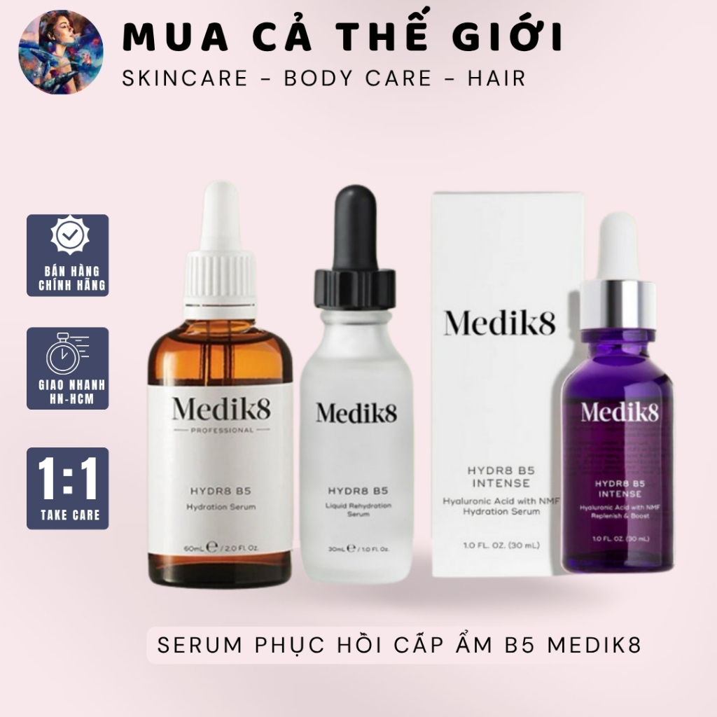 Serum phục hồi cấp ẩm B5 Medik8