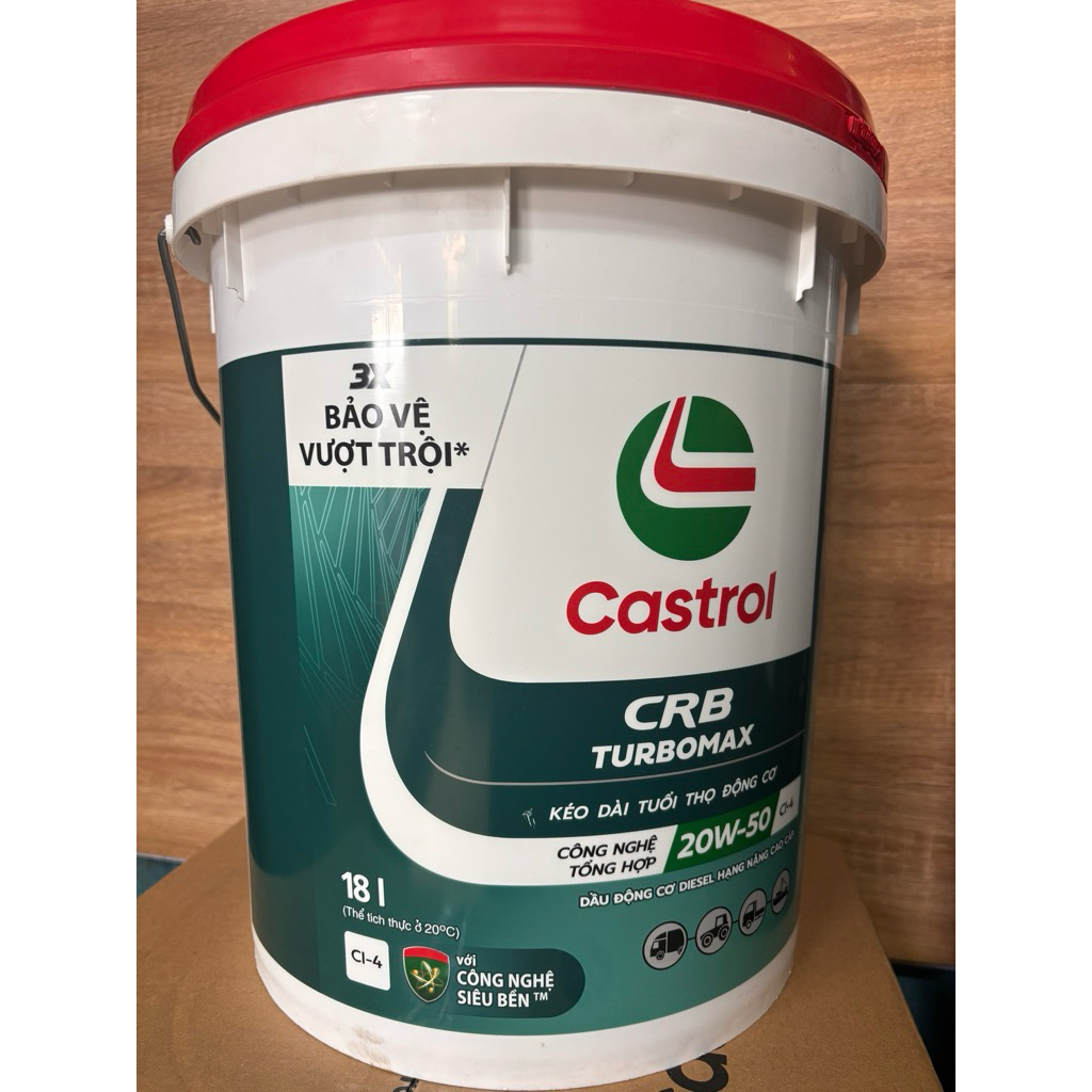 Dầu nhớt castrol Turbo max 20w50 18lit