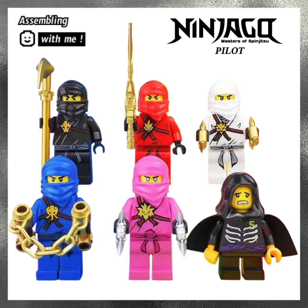Đồ chơi lắp ráp Minifigure Ninjago Pilot - Mô hình nhân vật sáng tạo