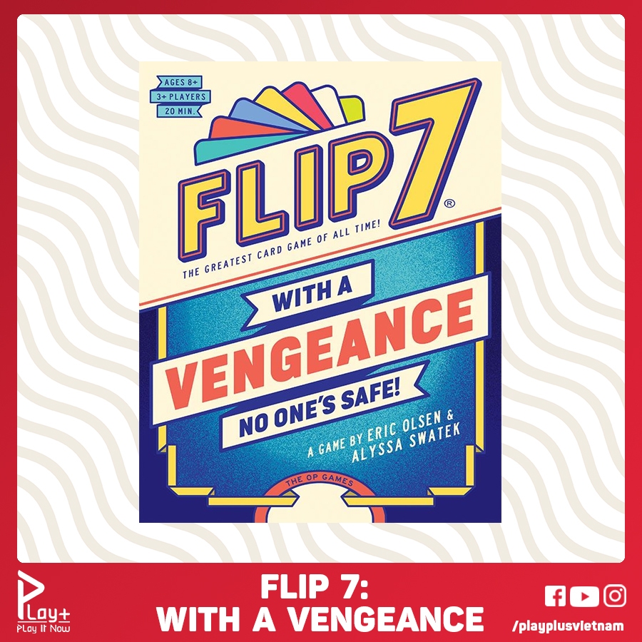 [Chính hãng] Board Game Flip 7 With A Vengeance