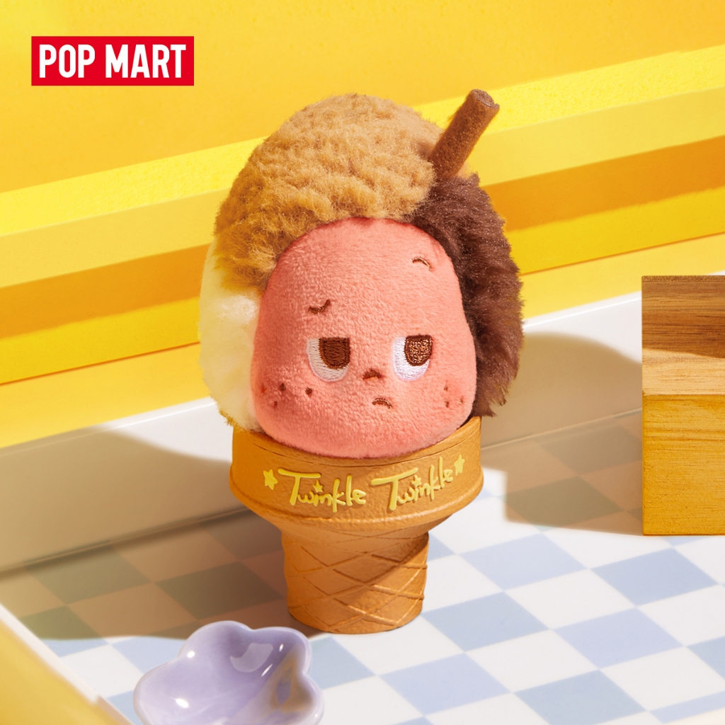 POP MART MOON GELATO Series-Ice Cream Plush Pendant Blind Box - Single Box