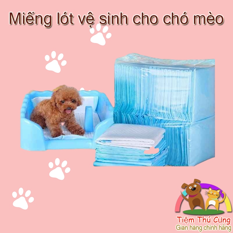 Tấm Lót Vệ Sinh Cho Chó Mèo - Bịch Lót Vệ Sinh Thấm Hút Siêu Tốc, Khử Mùi Hiệu Quả