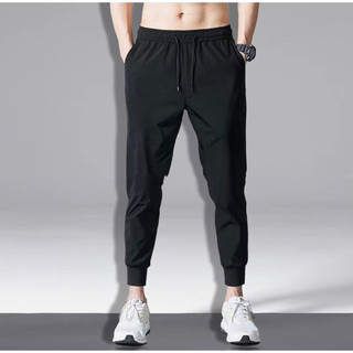 Quần Jogger Thể Thao Trơn Basic Nam Nữ , Chất Vải Poly 2 Da Chính Phẩm