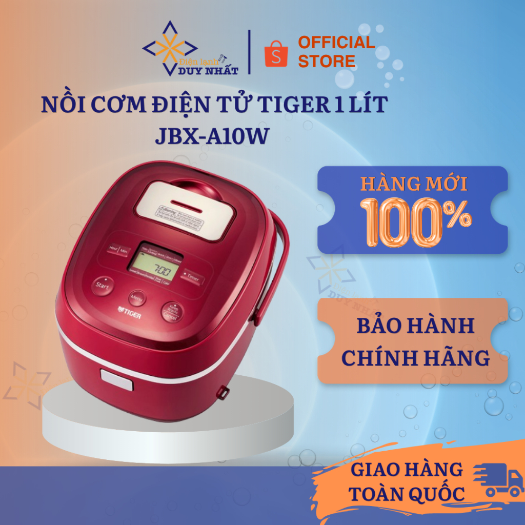 Nồi cơm điện tử Tiger JBX-A10W 1.0L