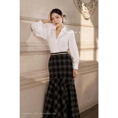 Chân Váy Nữ MY WAY Regal Grace Dài Qua Gối Xòe Nhẹ Thời Thượng Cao Cấp 9MCX2323