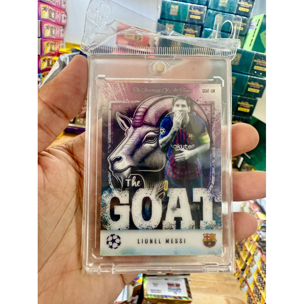 Thẻ Cầu Thủ Bóng Đá Match Attax EXTRA 2024/25 24/25  Lionel Messi THE GOAT LM  M10 Messi ( VIP )( Si