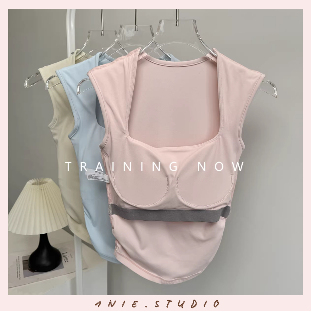 𝟏𝐍𝐈𝐄.𝐒𝐓𝐔𝐃𝐈𝐎 | Áo Tập Yoga & Bra Thể Thao 2 Trong 1 Thiết Kế ÔM SÁT Che Mỡ Nách, Vải Nhanh Khô Cao Cấp, Áo Thể Thao Nữ | BigBuy360 - bigbuy360.vn