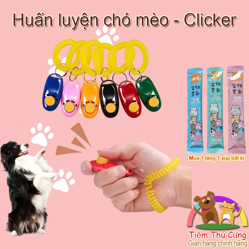 Clicker dụng cụ huấn luyện chó mèo