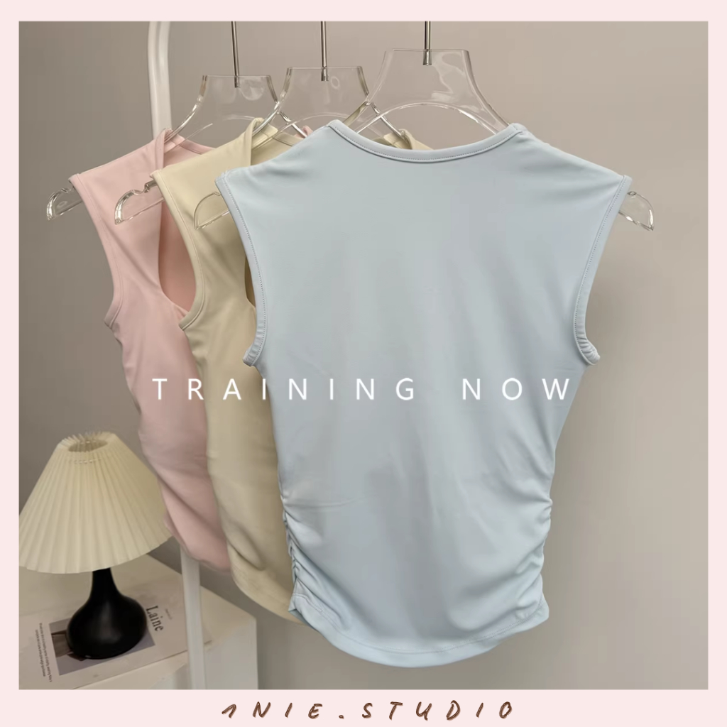 𝟏𝐍𝐈𝐄.𝐒𝐓𝐔𝐃𝐈𝐎 | Áo Tập Yoga & Bra Thể Thao 2 Trong 1 Thiết Kế ÔM SÁT Che Mỡ Nách, Vải Nhanh Khô Cao Cấp, Áo Thể Thao Nữ | BigBuy360 - bigbuy360.vn